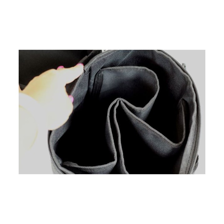 Funda Baquetas Bateria Cilindrica 4 Compartimentos