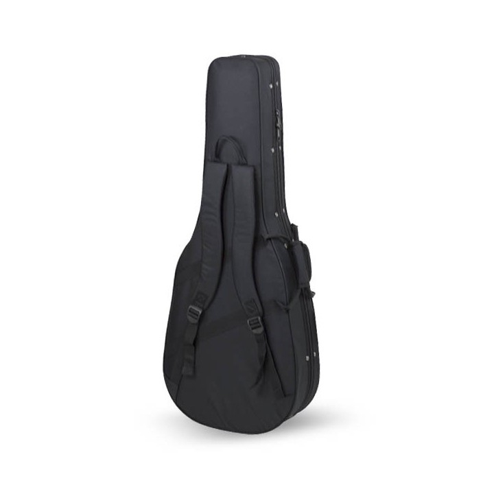 Estuche Guitarra Acustica Styrofoam Interior Naranja