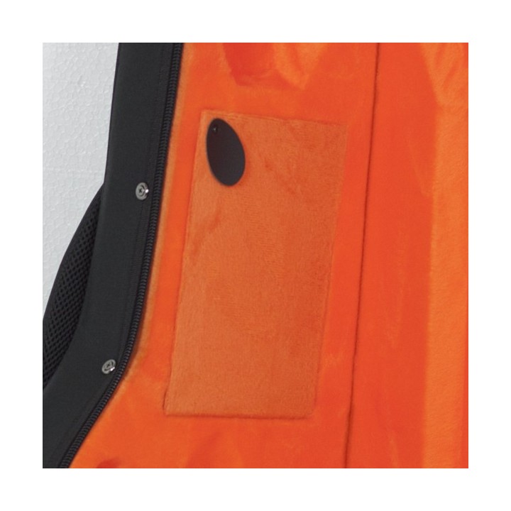 Estuche Guitarra Electrica Styrofoam Interior Naranja