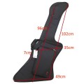 Funda Electrica Gibson Explorer Epiphone 10mm Mochila Funda Electrica Gibson Explorer Epiphone 10mm Mochila