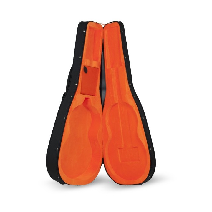 Estuche Guitarra Clasica Styrofoam Interior Naranja