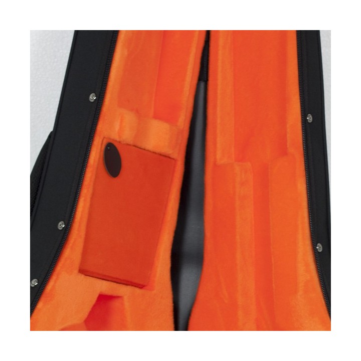 Estuche Guitarra Clasica Styrofoam Interior Naranja