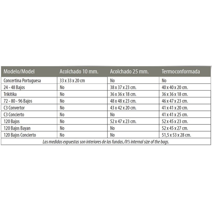 Funda Acordeon 24-48 Bajos Mochila