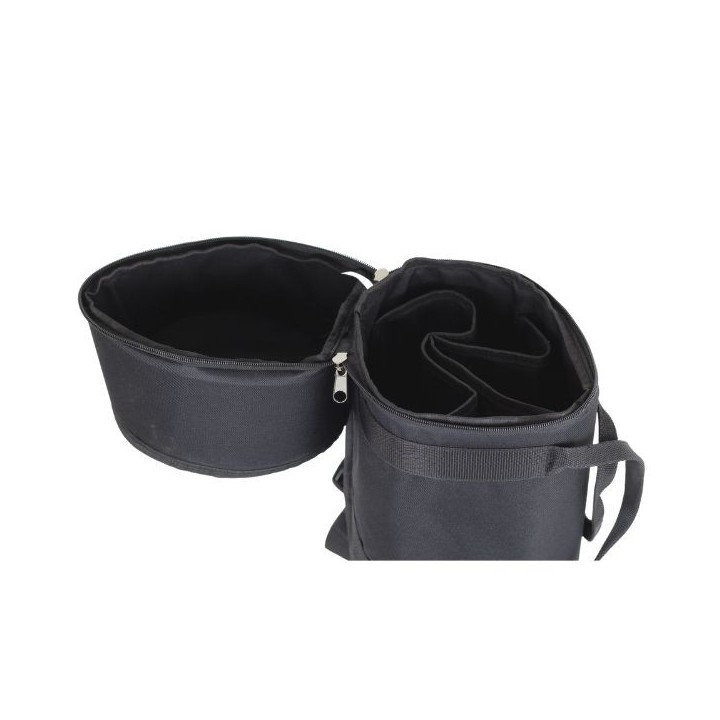 Funda Baquetas Bateria Cilindrica 4 Compartimentos