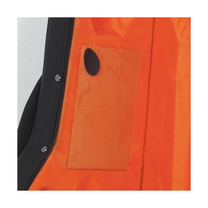 Estuche Guitarra Electrica Styrofoam Interior Naranja