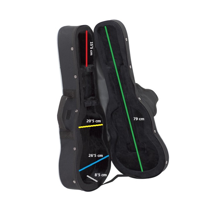 Estuche Ukelele Baritono Styrofoam Rb665