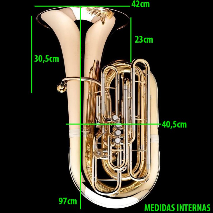Estuche Tuba Campana 42 Cms